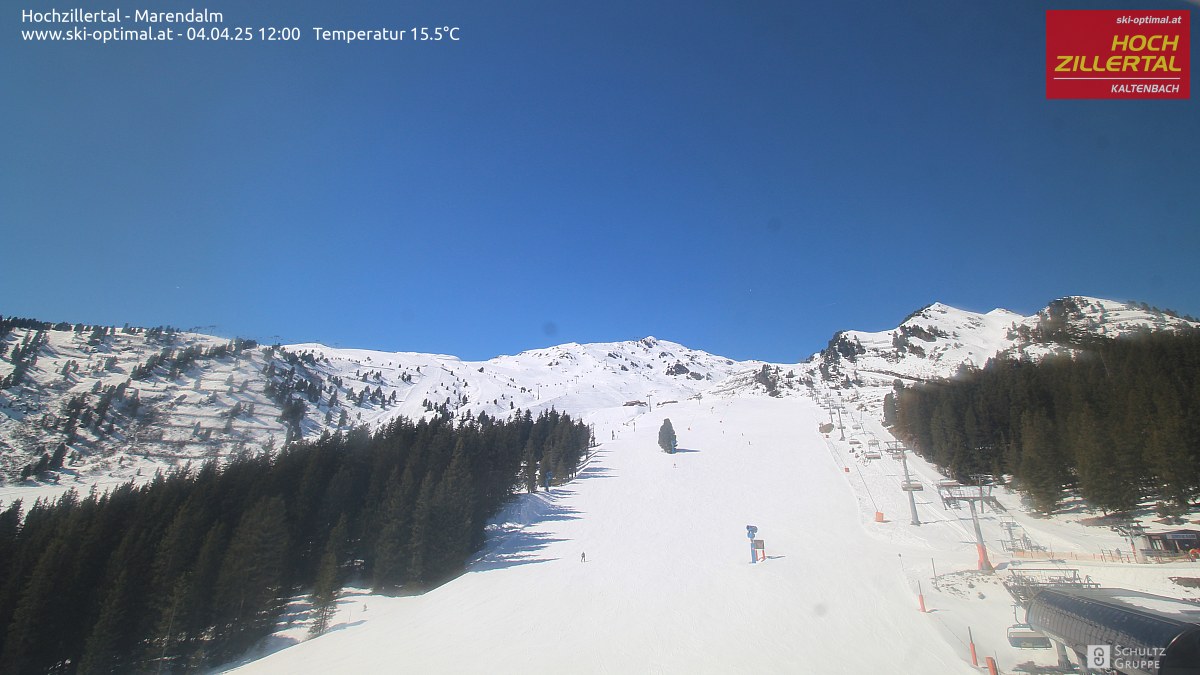 Webkamera Hochzillertal - Hochfügen - Spieljoch